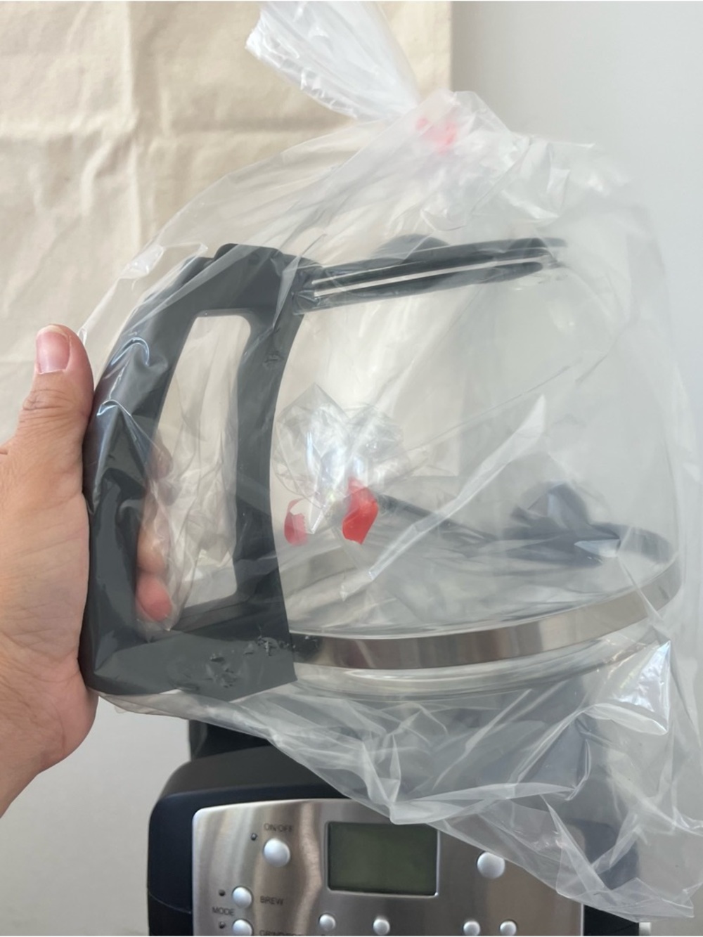 NIB Capresso Coffeeteam GS 10 Cup Digital Coffee Maker Stainless Black W Grinder - Picture 9 of 9
